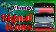 How to change Signal icons on Android mobile (Almost)