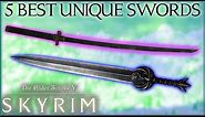 5 STRONGEST UNIQUE 1H SWORDS (+LOCATIONS) in TESV: Skyrim SE - Caedo's Countdowns