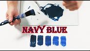 How To Make Navy Blue Color Paint With Primary Colors Fast!