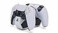 PowerA Twin Charging Station for Dualsense Wireless Controllers, Charge, Sony PlayStation, PS5, Officially Licensed
