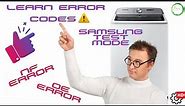 Samsung Washer Diagnostic Mode [Learn how to find Error Codes on a Samsung Washer]