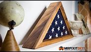 How to Build a Memorial Flag Display Case
