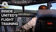 What It Takes To Become A Pilot — inside United's Simulator