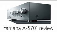 Yamaha A-S701 Review - Stereo Integrated Amplifier (features, specs, design)