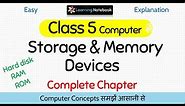 Class 5 Memory and Storage devices