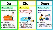 DID vs DO vs DONE 🤔 | What's the difference? | Learn with examples