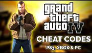 Master GTA 4: Complete Cheat Code Guide for Xbox, PS3 & PC! | GTA BOOM