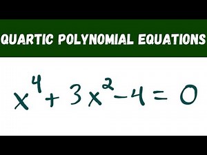 Quartic Polynomial Equations