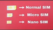 How to Cut Normal SIM Card into Micro SIM or Nano SIM using Scissor