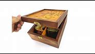 Handmade wooden tea box