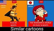 Similar cartoons from different country in the world part 1