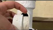 How to connect pvc to a threaded fitting hub.(2021)