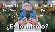 iPhone 12 PRO MAX vs iPhone 12 PRO: CÁMARAS EN COMPARACIÓN | Video y Foto