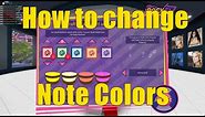 How to change your Note Colors in RoBeats | A Small Guide