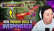 2023 Moskov Gameplay and Savage Build | Mobile Legends