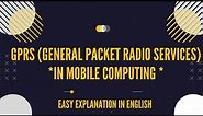 GPRS (General Packet Radio Services) || ITS ALL FEATURES AND ITS ARCHITECTURE || IN ENGLISH