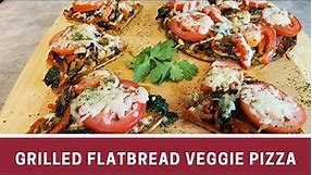 Grilled Flatbread Veggie Pizza