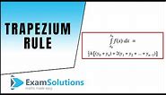 How to use the Trapezium Rule : ExamSolutions Maths Revision Tutorials