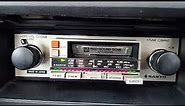 Sanyo Red Sound 50W - An iconic 80's car stereo!