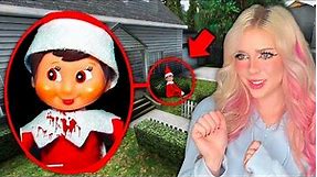 If You See EVIL ELF ON THE SHELF Outside Your House...RUN!!