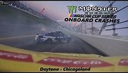 2018 NASCAR Cup Series Onboard Crashes (Part 1)