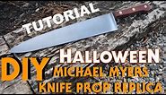 DIY Michael Myers Knife Prop Replica STEP BY STEP + GIVE AWAY