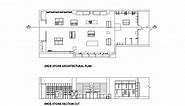 Shoe and Clothing Store - Free CAD Drawings