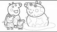 Peppa Pig Coloring | Skip to my Lou Kids Song