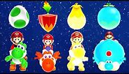 Super Mario Galaxy 2 - All Yoshi Power-Ups