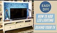 The easiest way to add LED lights behind your flatscreen TV!