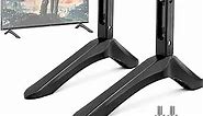 Universal TV Stand Legs, Table Top TV Stand Base Replacement Legs for Most 27 to 55 Inch LCD LED Samsung LG Sony VIZIO TCL KONKA TVs, with Cable Management, Hold up to 99lbs - Black…
