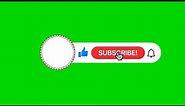 1. Green Screen Subscribe Button (No Copyright) #greenscreen