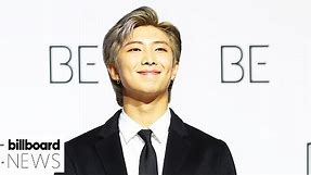 BTS’s RM Bring Back ‘Pink Joon’ With New Pink Dyed Hair I Billboard News