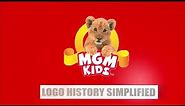 MGM Kids Logo History Simplified