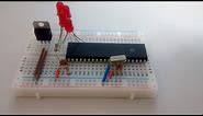 PIC16F877A : BASIC BREADBOARD CONNECTION CIRCUIT EXPLAINED