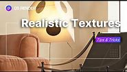 Create Realistic 3D Textures Like a Pro: how to make wood, curtain, lampshade, distressed metal