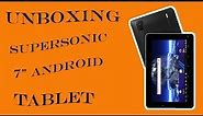 Unboxing SuperSonic Matrix 7" Android Tablet