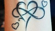 Heart With Infinity Symbol Tattoo (Henna-Mehndi) Design