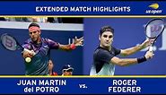 Juan Martin del Potro vs Roger Federer Extended Highlights | US Open 2017 Quarterfinal