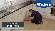 How to Fit a Kitchen Plinth, Pelmet and Cornice with Wickes