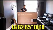 LG OLED G2 65" Unboxing, Setup and 4K HDR Demo Videos
