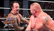 FULL MATCH - Brock Lesnar vs. The Undertaker: SummerSlam 2015