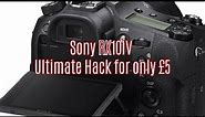 Sony RX10IV EYE PIECE CUP hack for £5