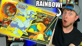 RAINBOW RARE PULL! New POKEMON RESHIRAM & CHARIZARD GX COLLECTION BOX (Opening Unified Minds Cards)