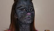 Black Cat Face Painting Tutorial