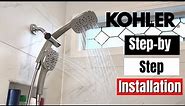 Kohler 3 in 1 Shower Head Installation | How to Dress Up a Bathroom on a Budget