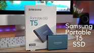 Review of Samsung T5 500GB SSD Hard drive.