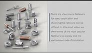 TR Fastenings - Fasteners for Sheet Metal Overview