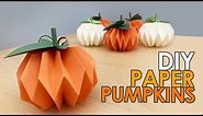 DIY Paper Pumpkin | How to Make a Paper Pumpkin | Paper Crafts 3D Pumpkin | Origami Pumpkin