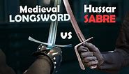 Hussar Sabre vs Medieval Longsword | Weapon Confrontations